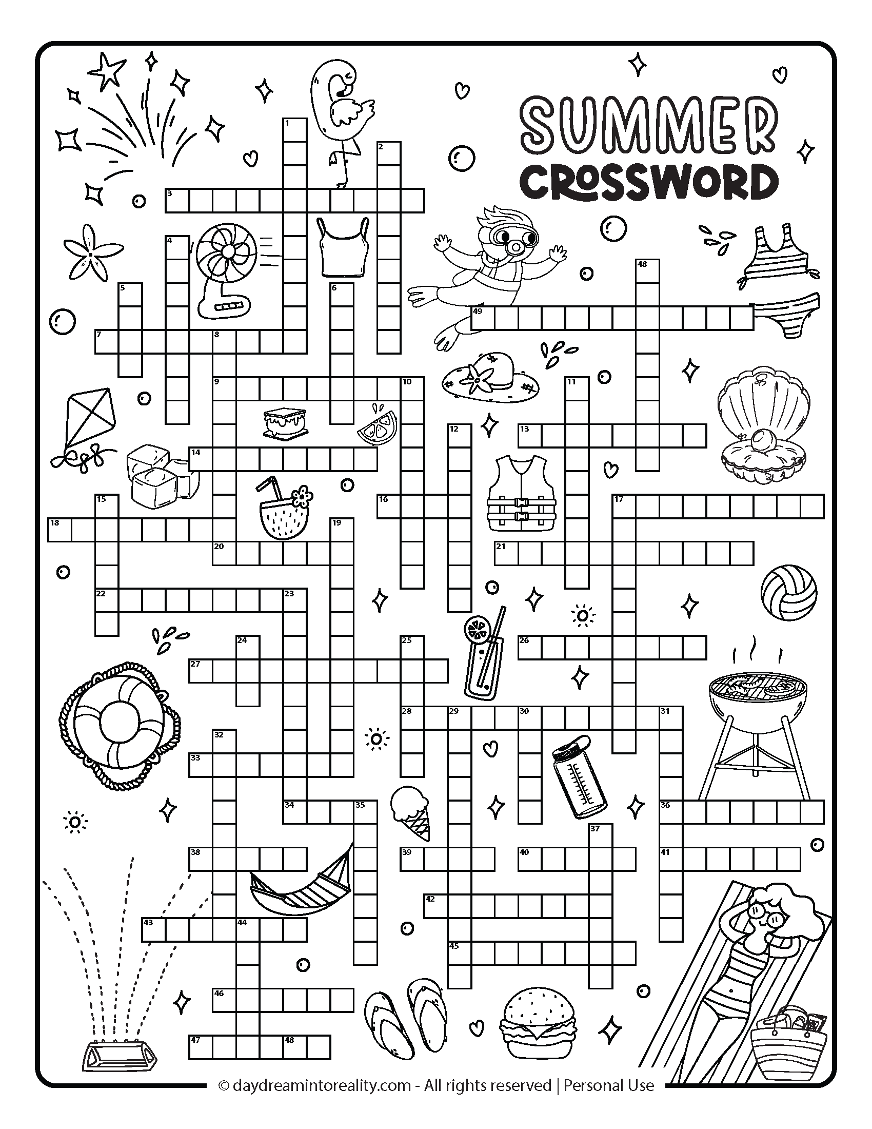 Free Printable Crossword Puzzles For Kids Pdf