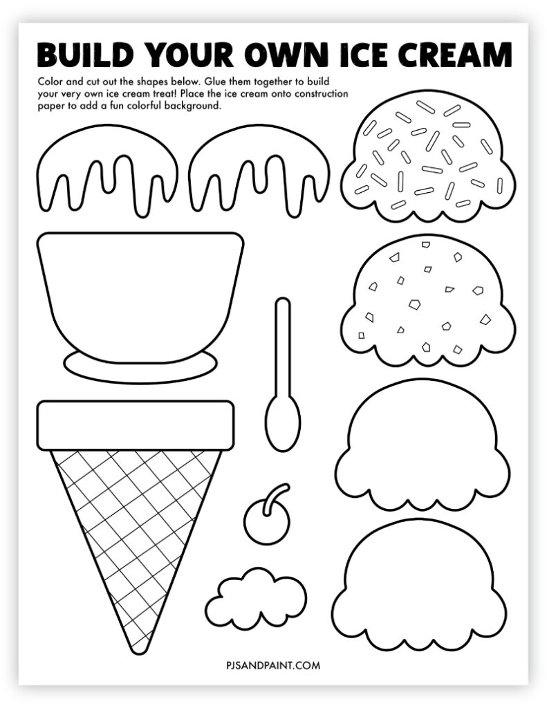 100 Free Craft Printables For Kids A Craft Template Website 
