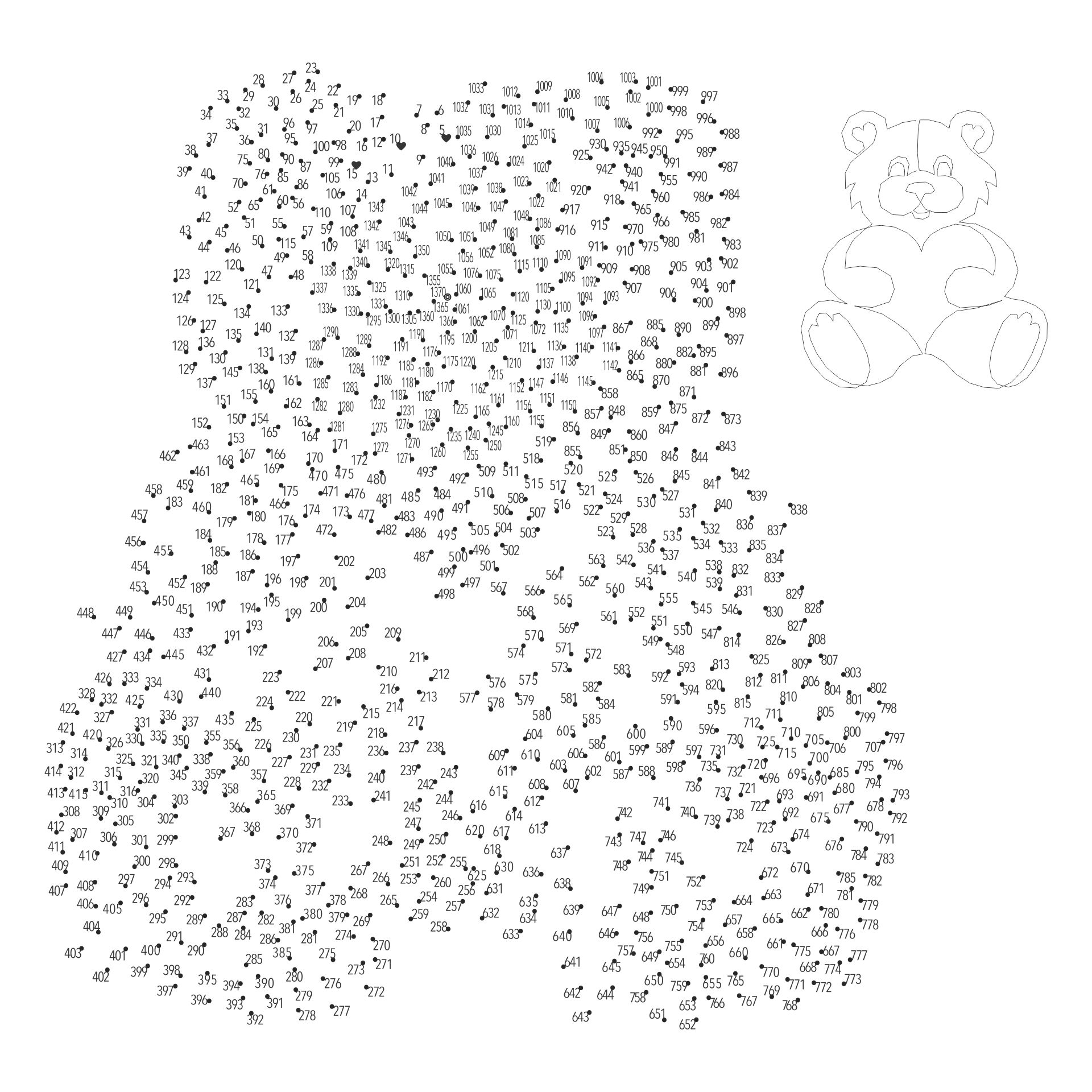 Printable Adult Dot To Dot Puzzles Free