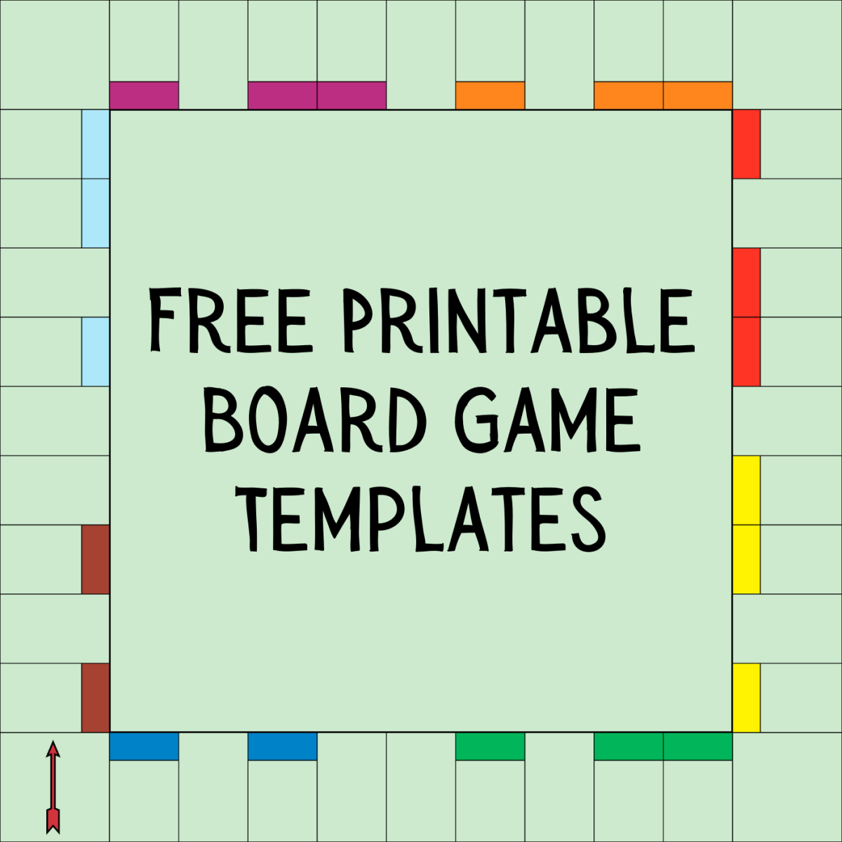 Printable Board Game Templates
