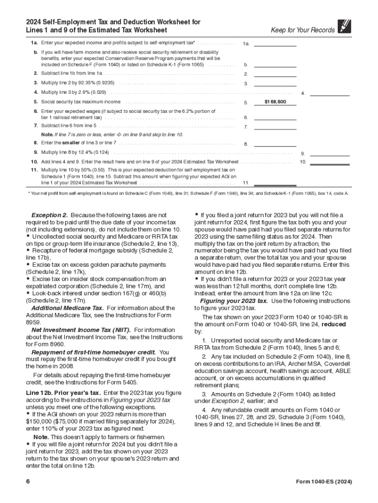 Form 1040 Es 2024 Voucher