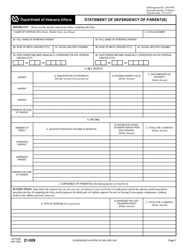 Free Printable Va Forms