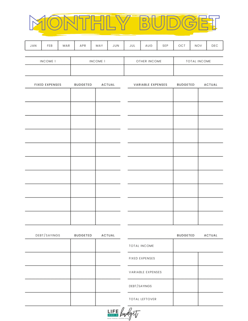 27 Free Printable Budget Templates To Use In 2024 Worksheets 