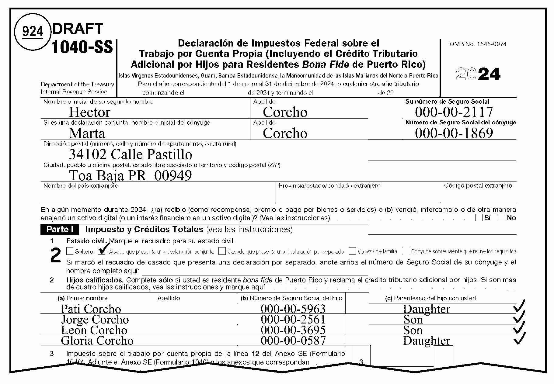 W-2 Form Spanish 2024