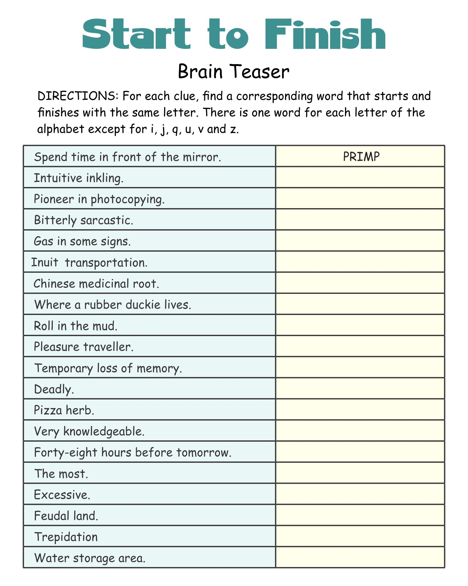 5 Free Printable Memory Exercises You Cant Miss From NeuronUP 