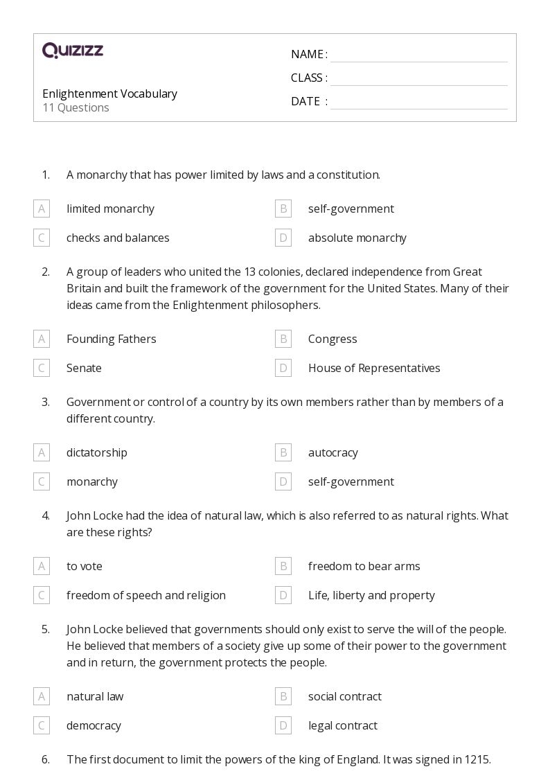 50 Vocabulary Worksheets For 7th Class On Quizizz Free amp Printable