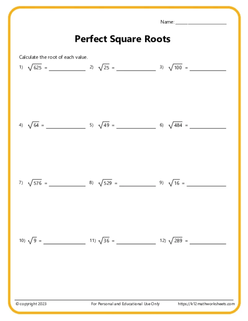 7th Grade Algebra Worksheets