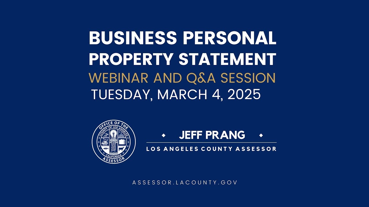 Assessor Business Statement Filing