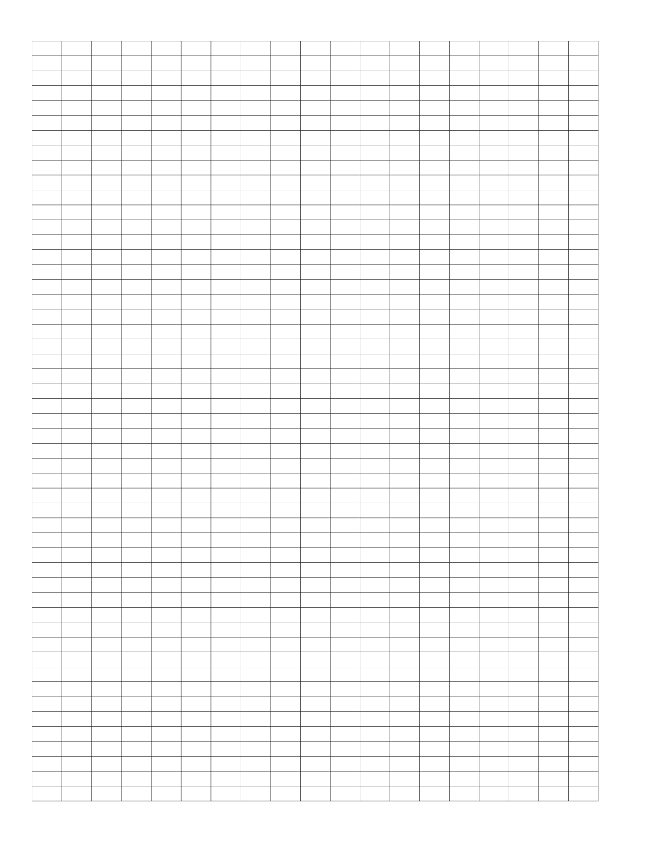 Full Sheet Graph Paper Printable 8.5x11 Free