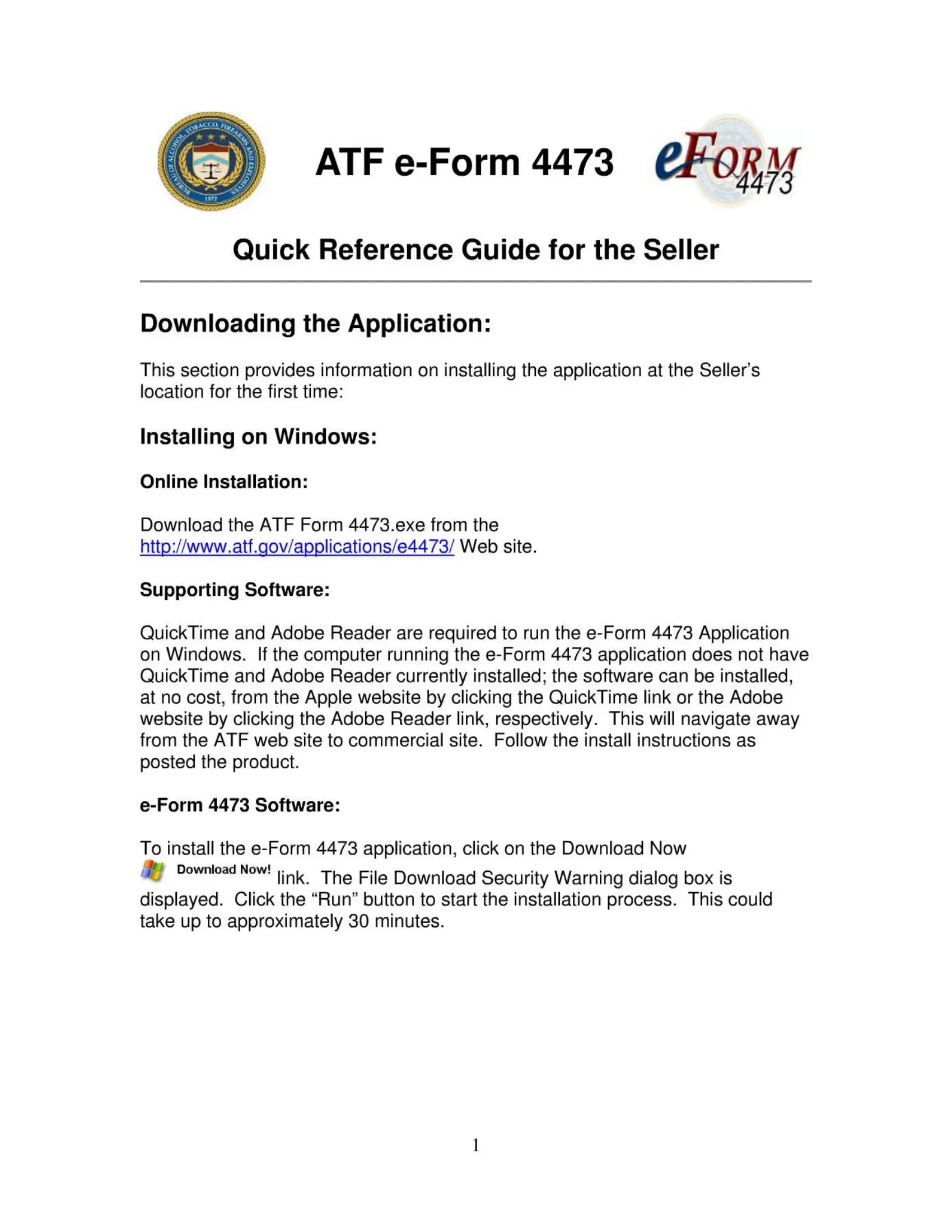 New Form 4473 Pdf