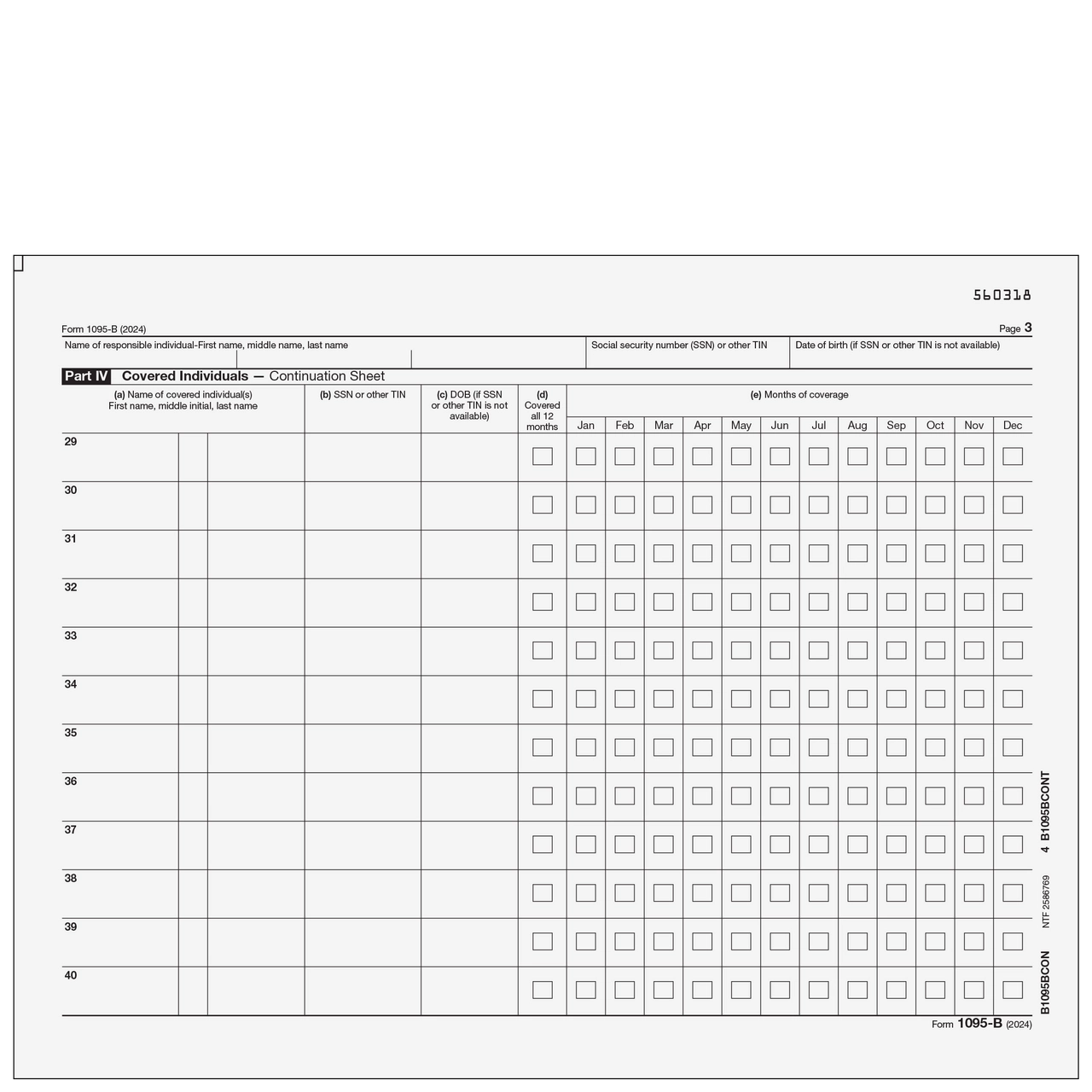 Irs 1095-B Form Pdf