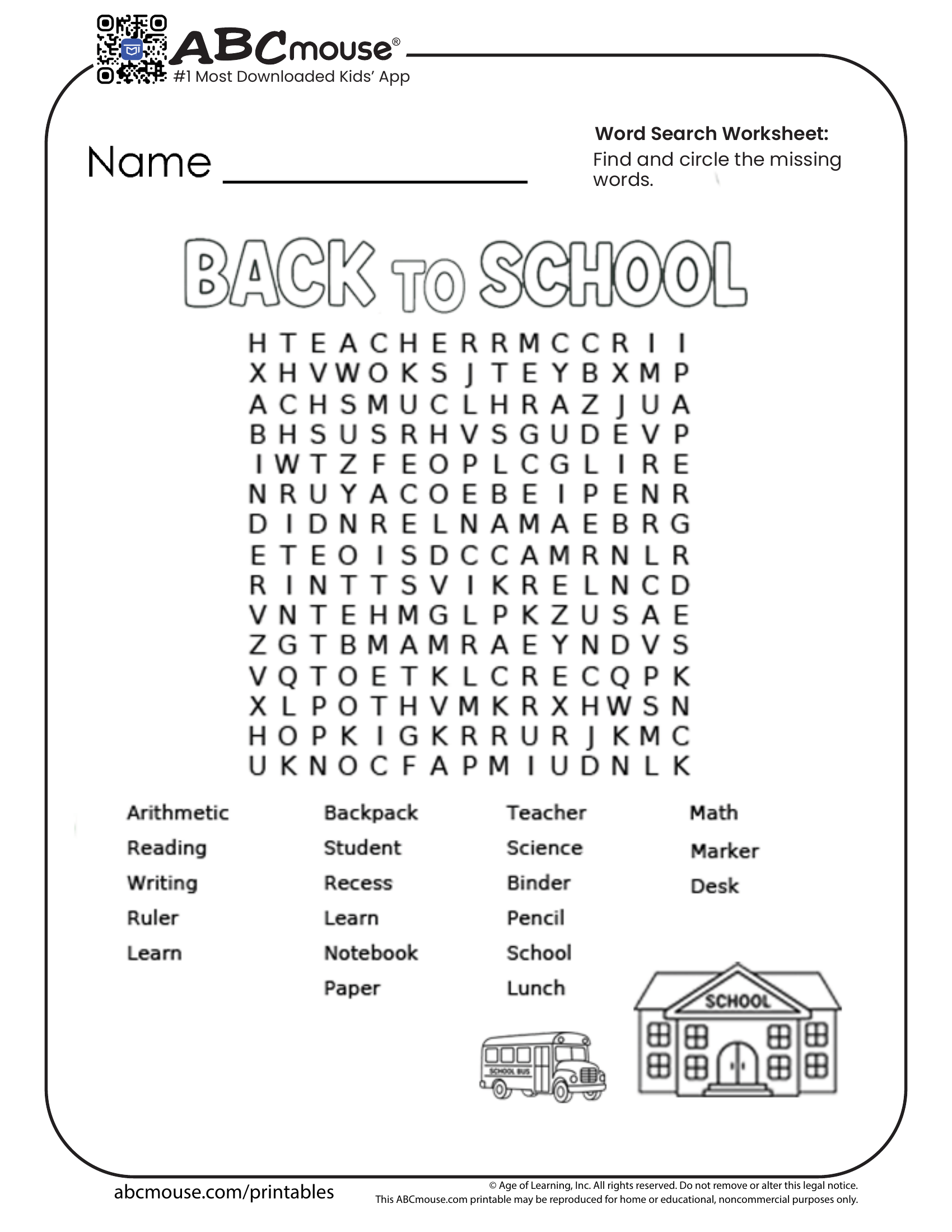 Fun Worksheets For Kids Free Printable