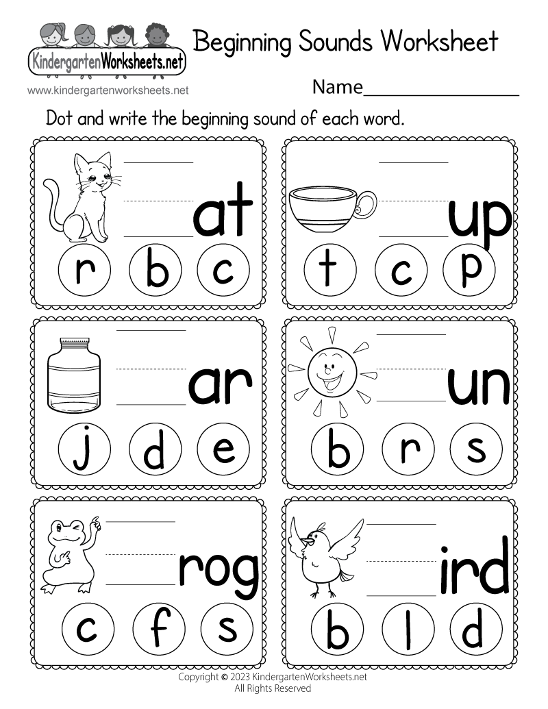 Printable Phonics Worksheets Free