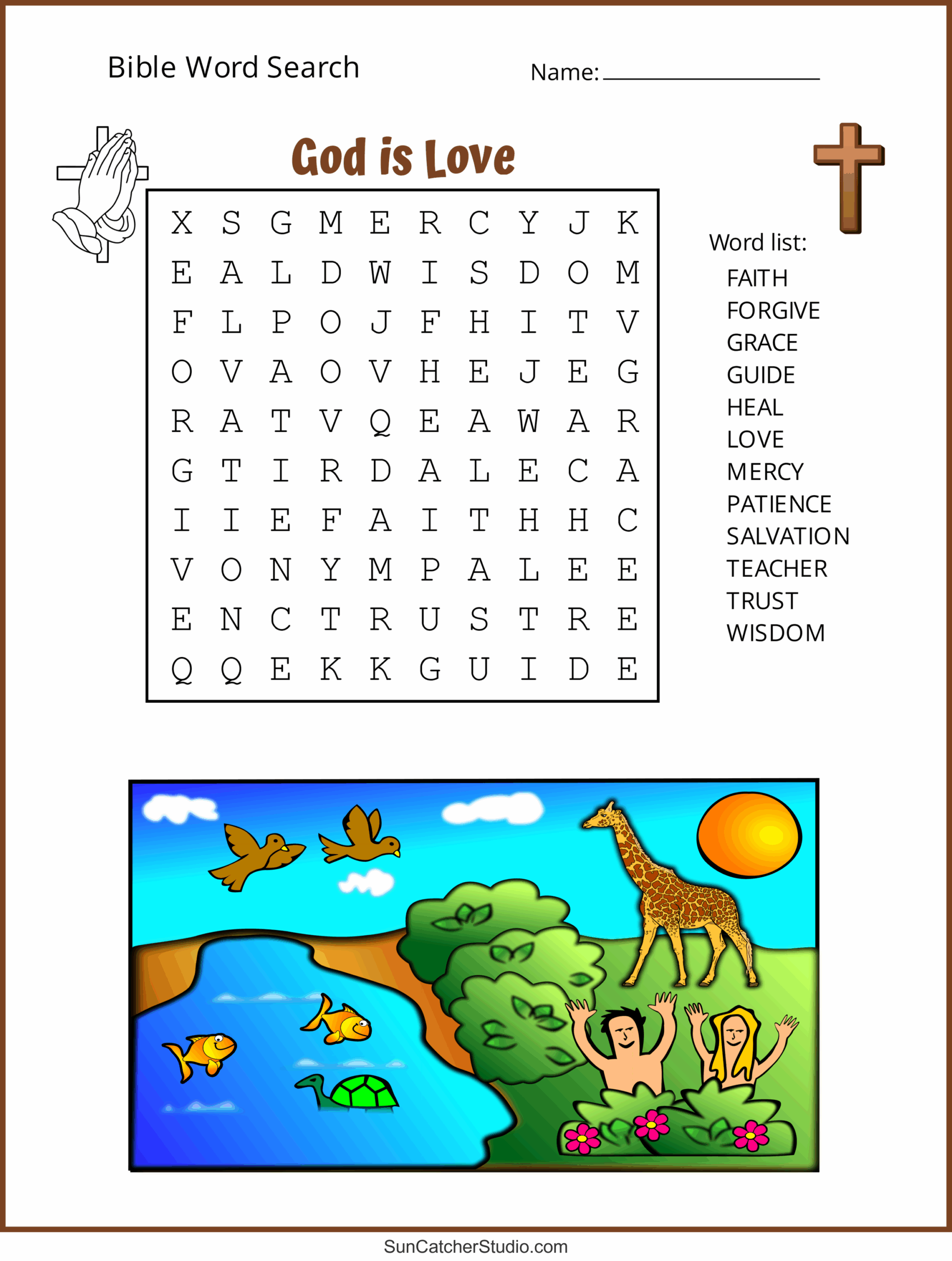 Printable Bible Games And Puzzles For Adults