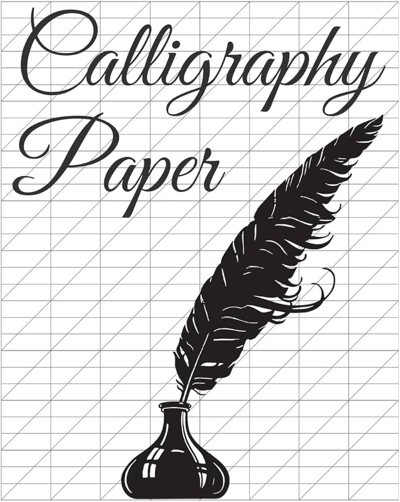 Buy Calligraphy Paper 150 Large Sheet Pad Perfect Calligraphy 
