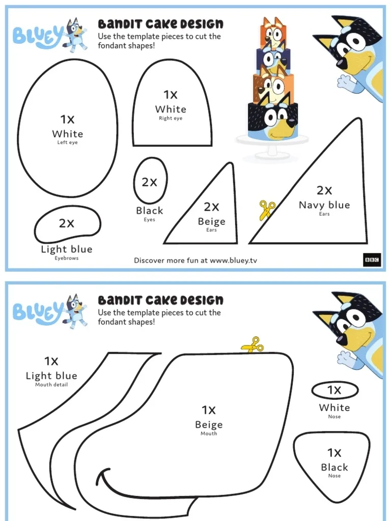 Bluey Template Free Printable