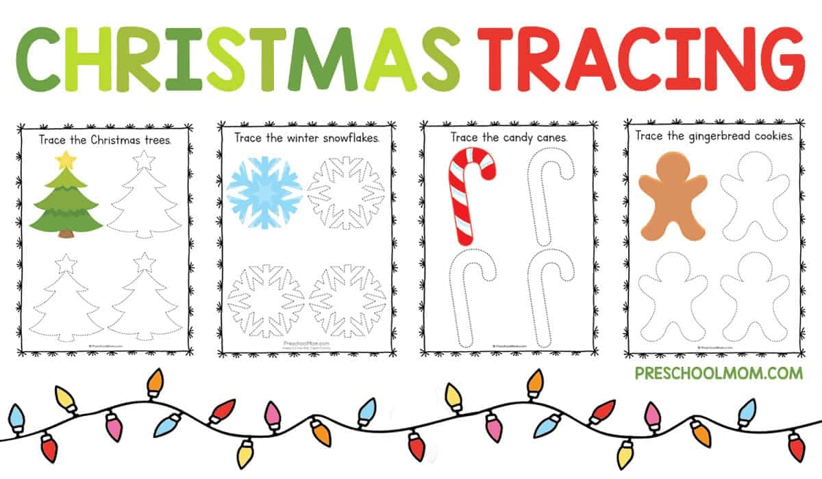 Free Preschool Christmas Worksheets Printables