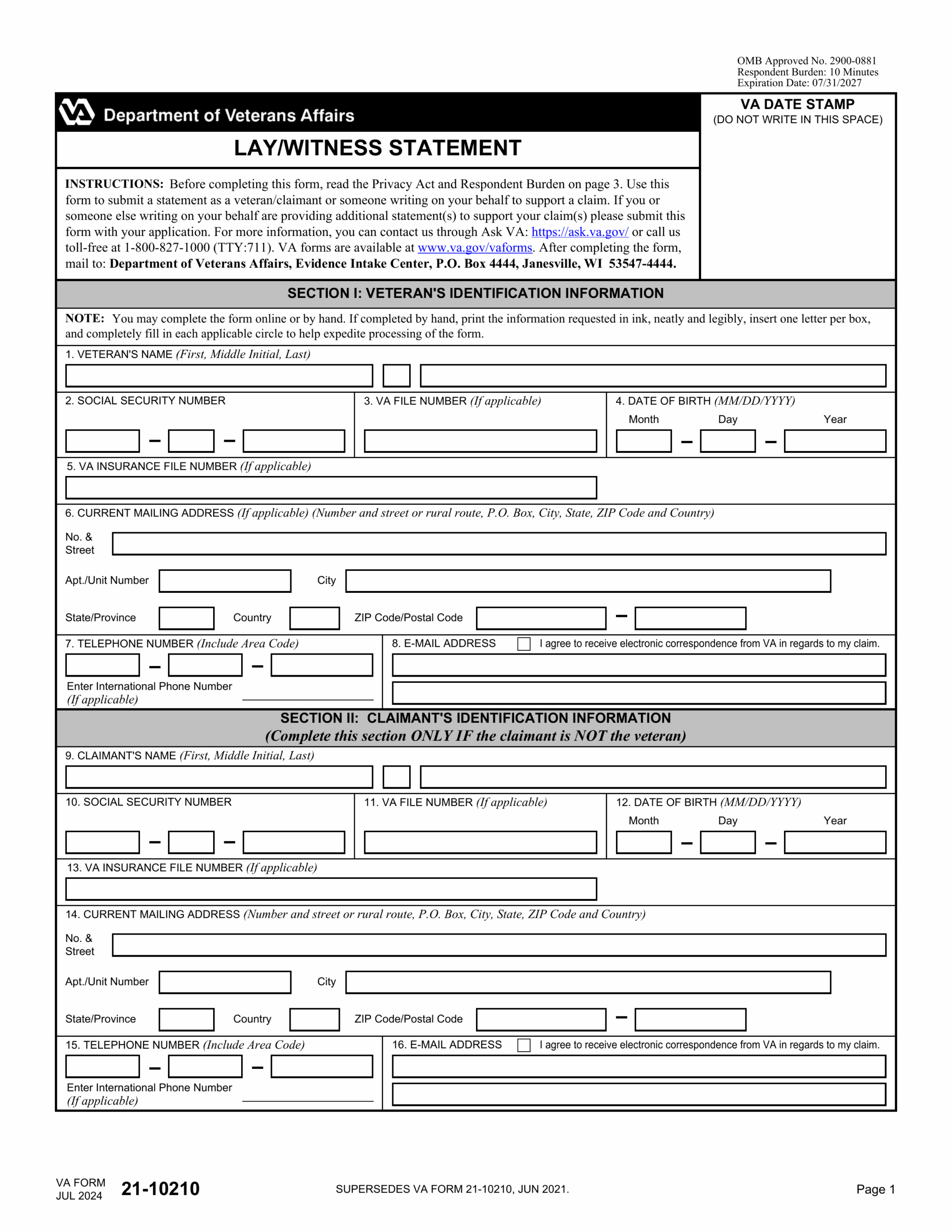 Ss Form Cms 40b Printable Form