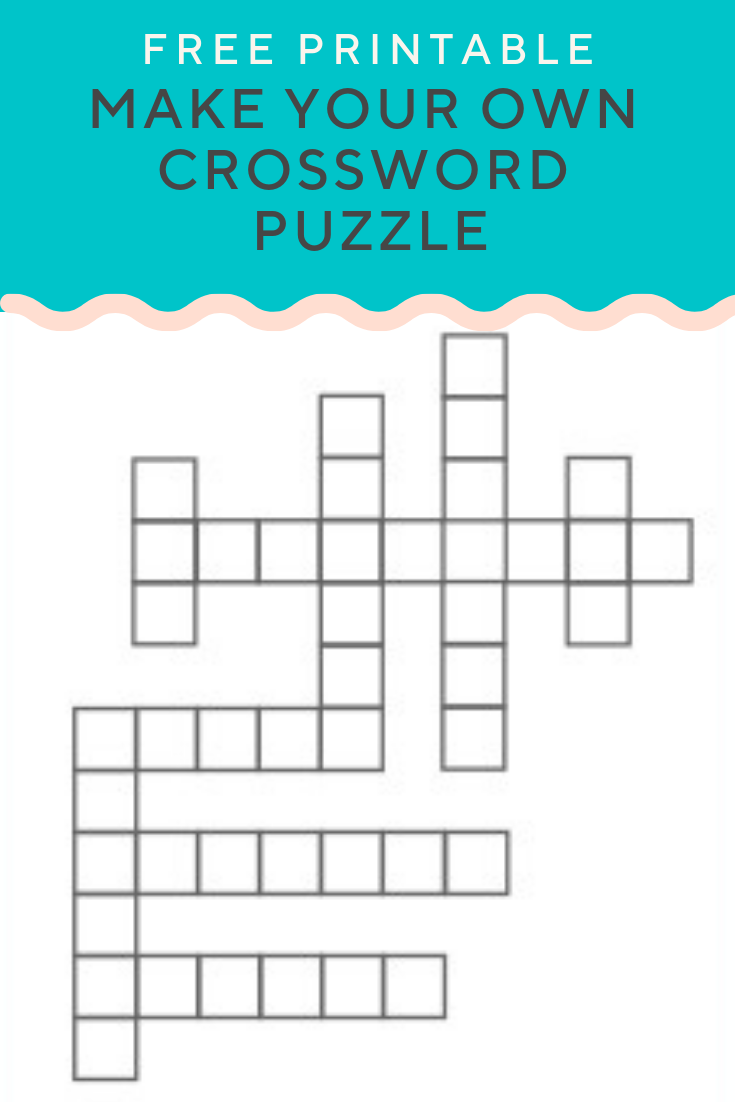 Make Crossword Puzzle Free Printable