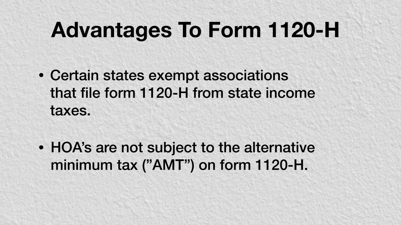 Form 1120 H Instructions Tips amp Tricks To Stay Out Of Trouble 