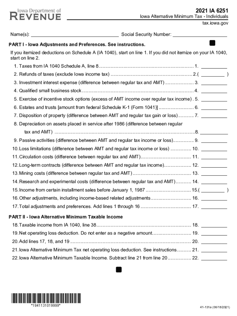 form 6251 fill out amp sign online dochub