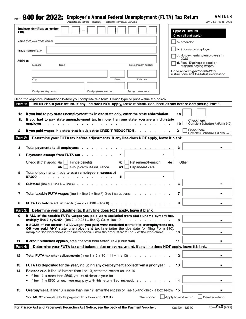Form 940 Fill And Sign Online With Lumin