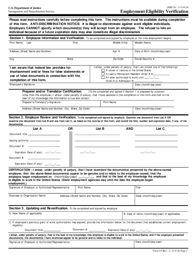 Form I 9 2023 Printable Pdf Fill Out amp Sign Online DocHub