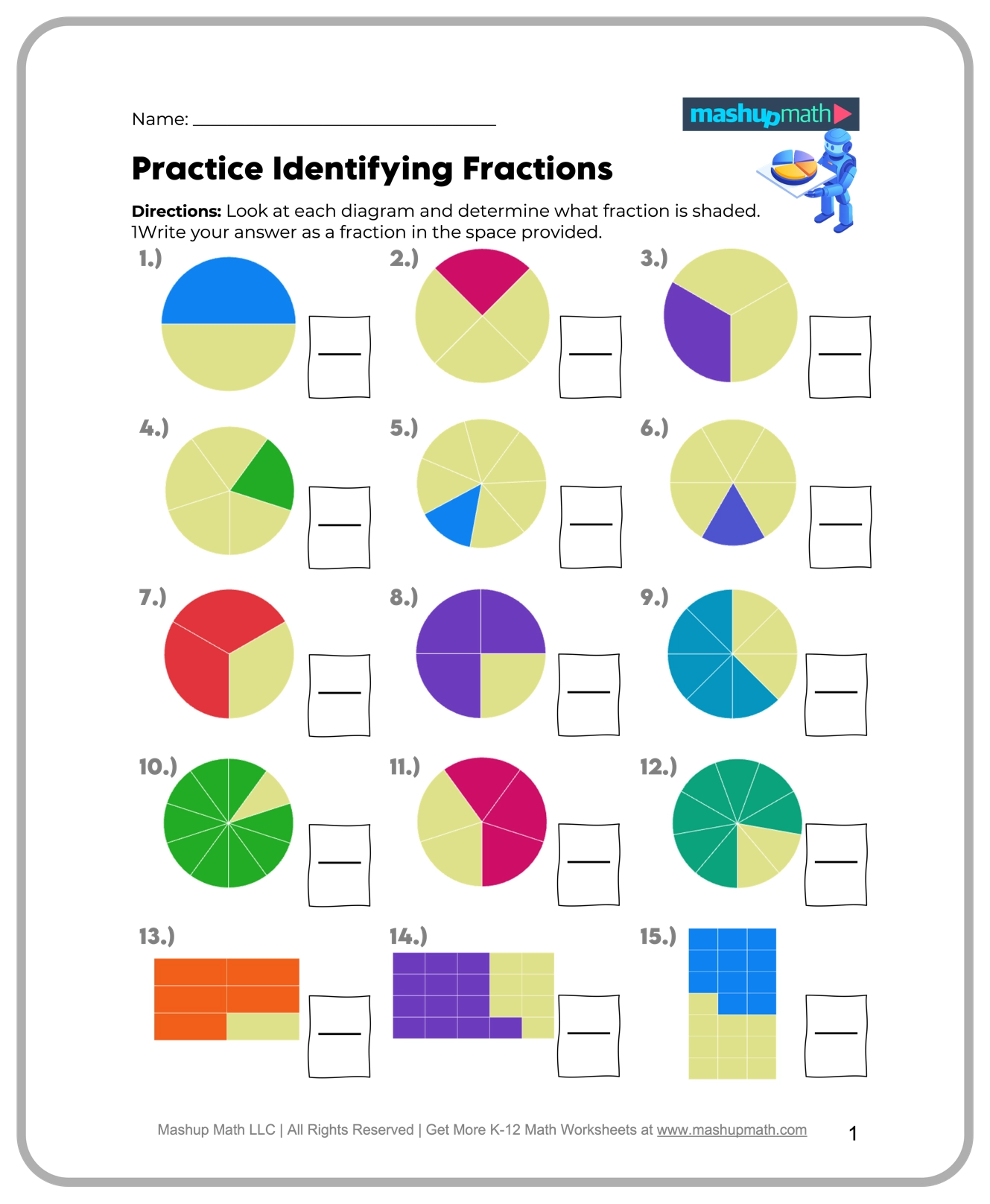 Math Worksheets For 4th Graders Printable