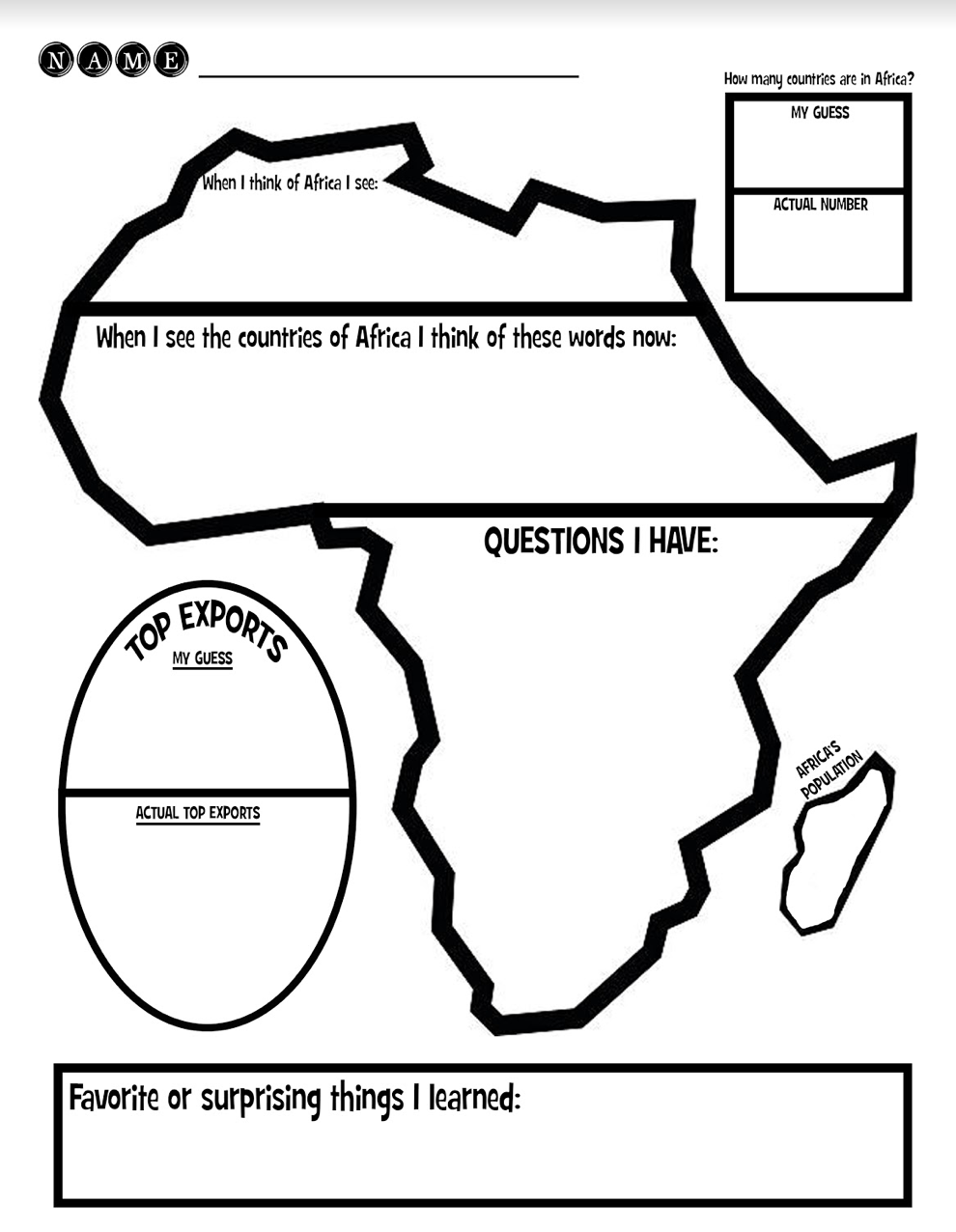 Free Black History Month Printable Worksheets amp amp Activities 