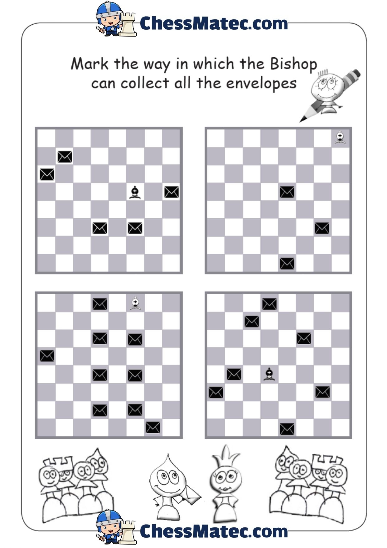 Chess Puzzles Printable Worksheets Pdf