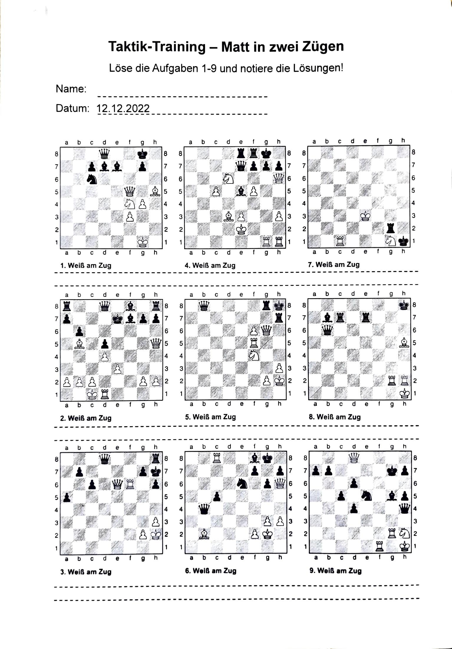 Free Chess Worksheet Download Free Chess Worksheet Png Images 