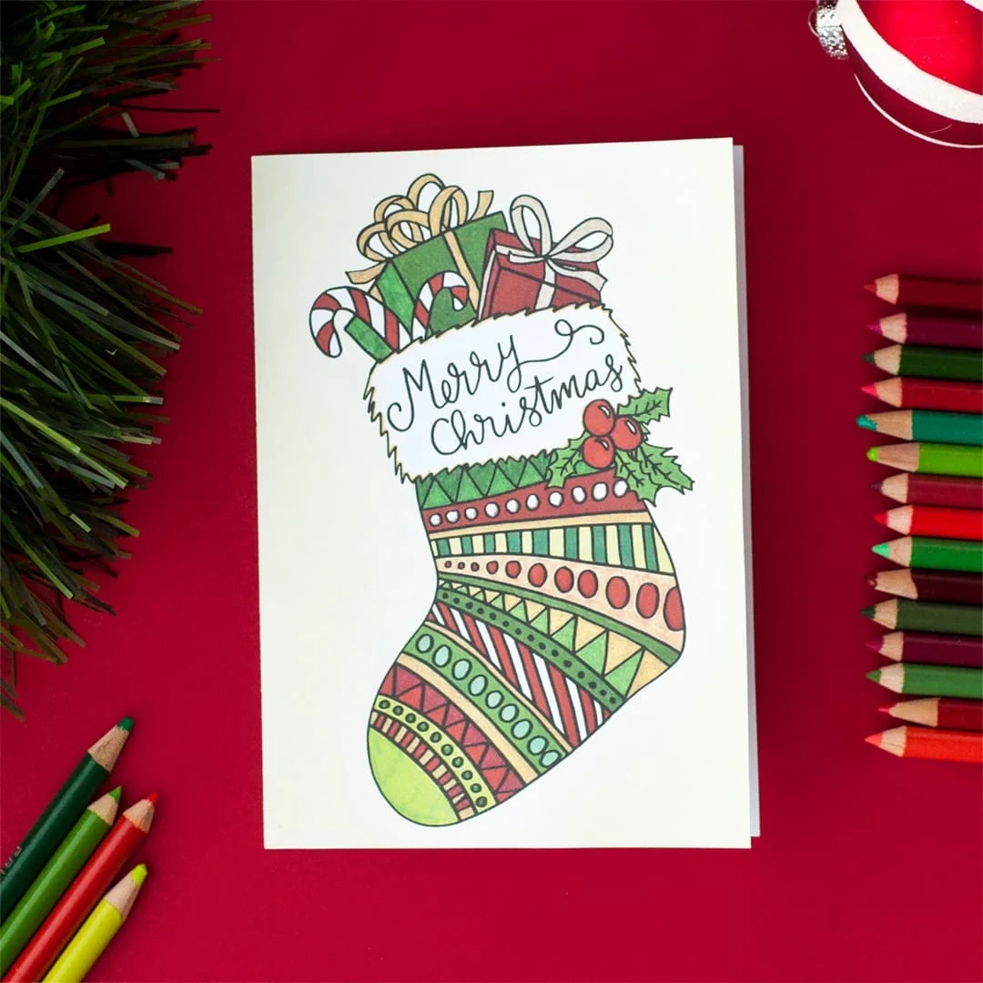 Free Christmas Card Template Printable