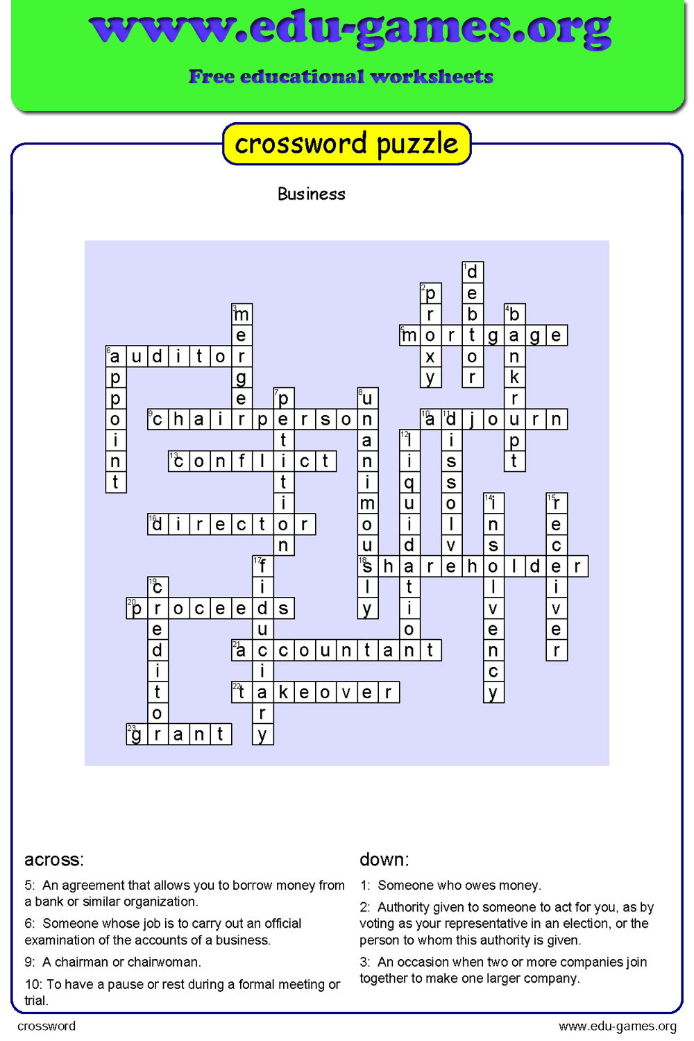 Create Crosswords Puzzles Free Printable