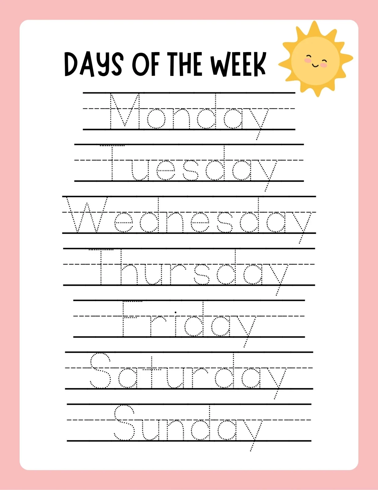 Free Printable Writing Worksheets