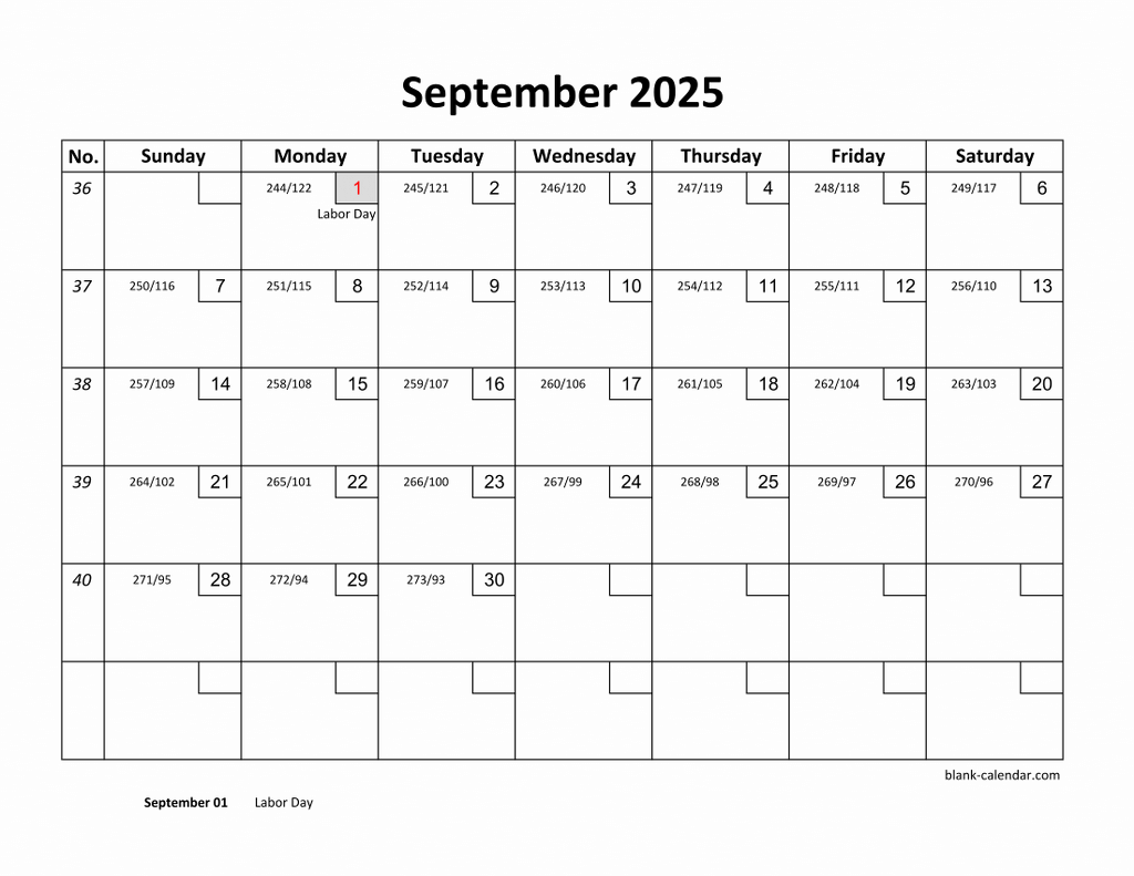 Free Download Printable September 2025 Calendar With Check Boxes