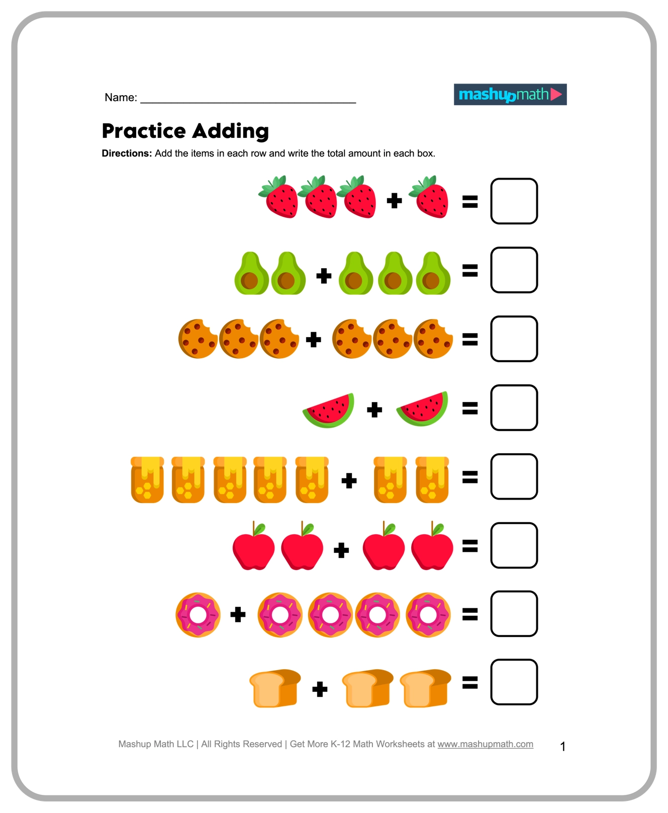 Kindergarten Math Worksheets Free Printable