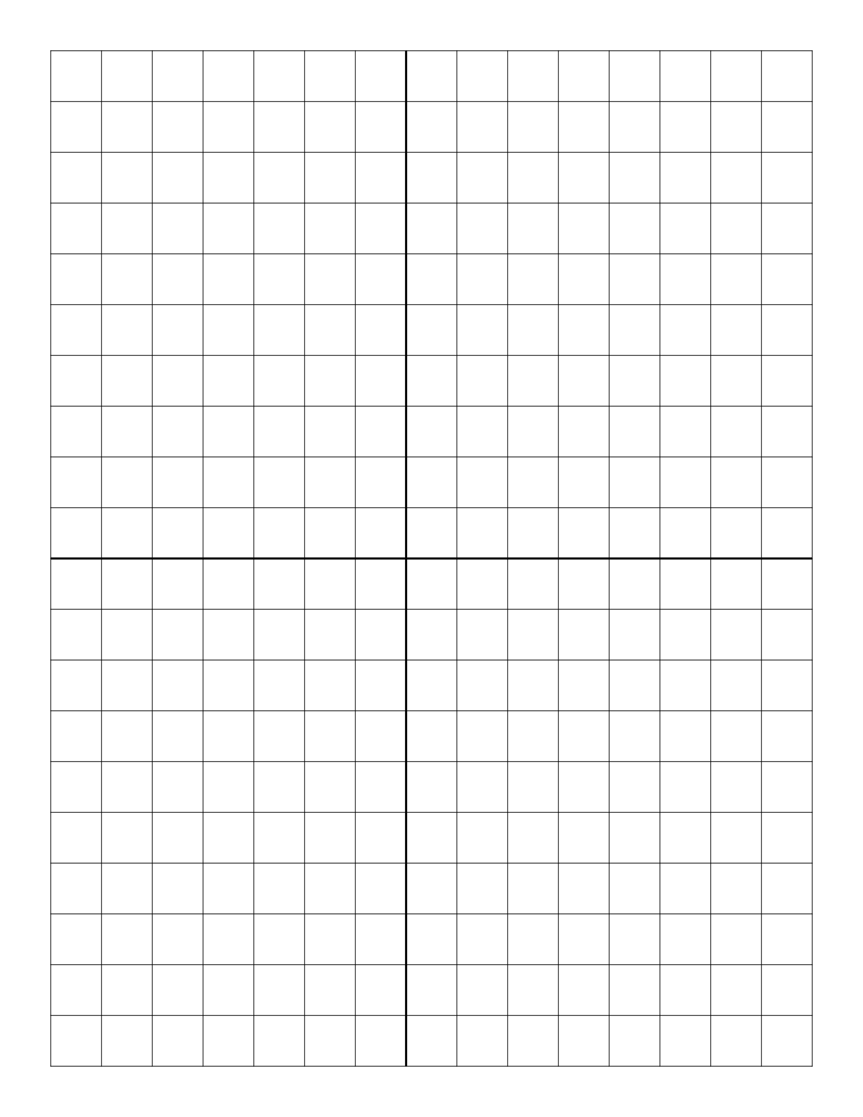 Large Size Graph Paper