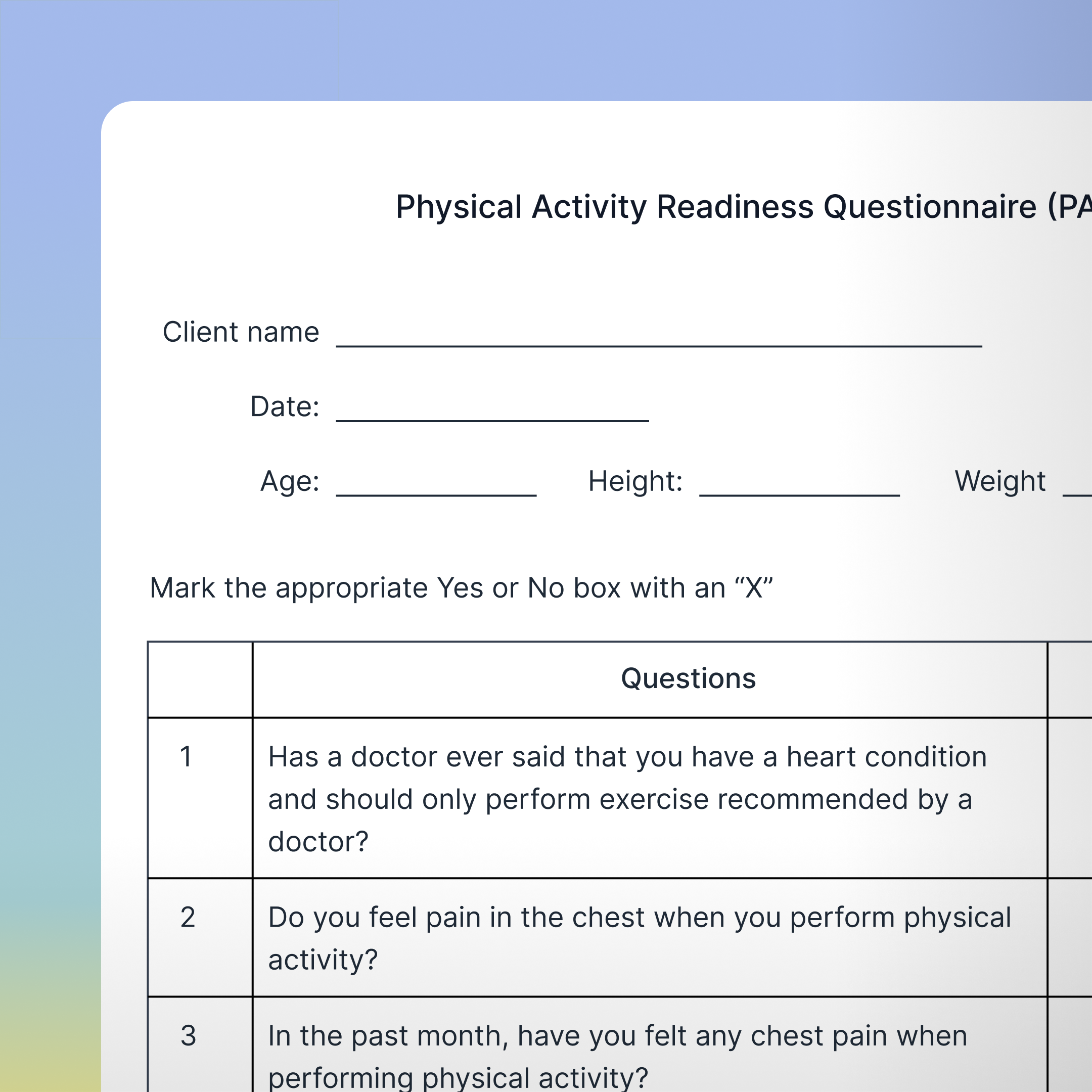 Free PAR Q Template Superset Blog