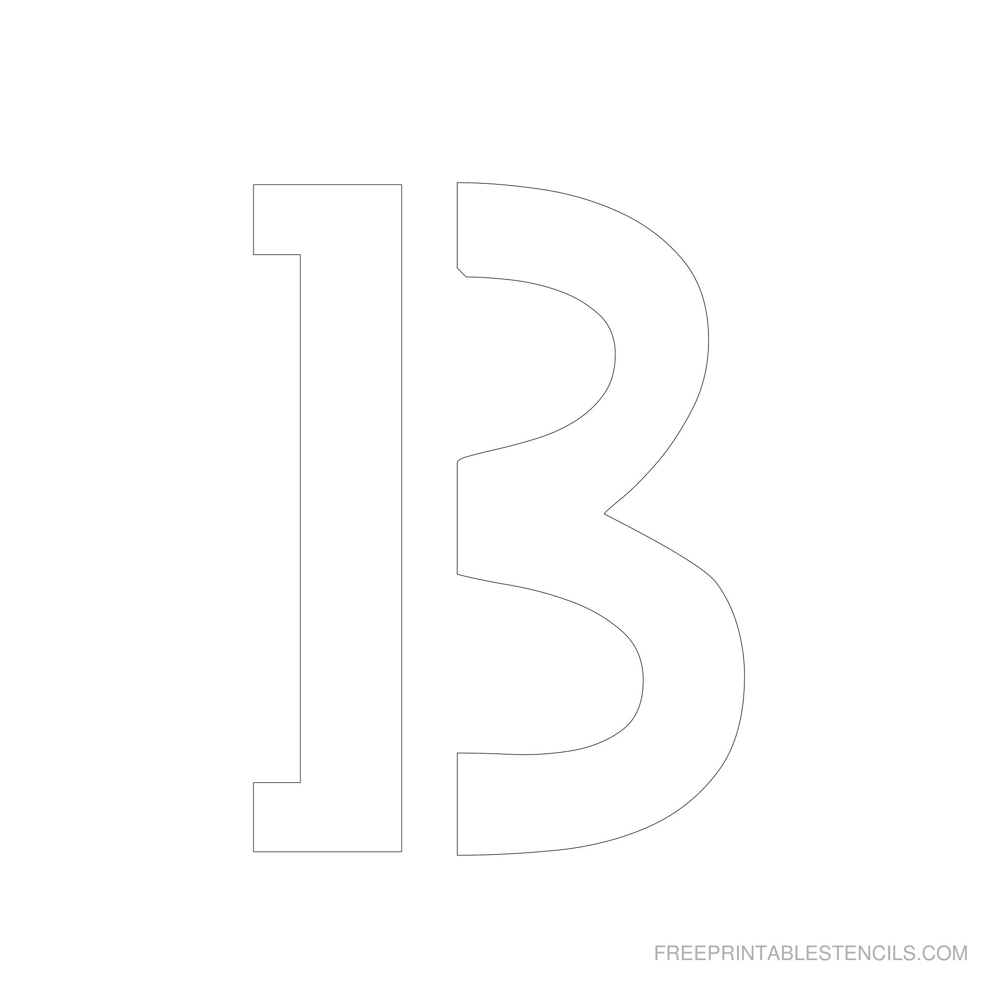 Free Printable 6 Inch Letter Stencils A Z Worksheets Library
