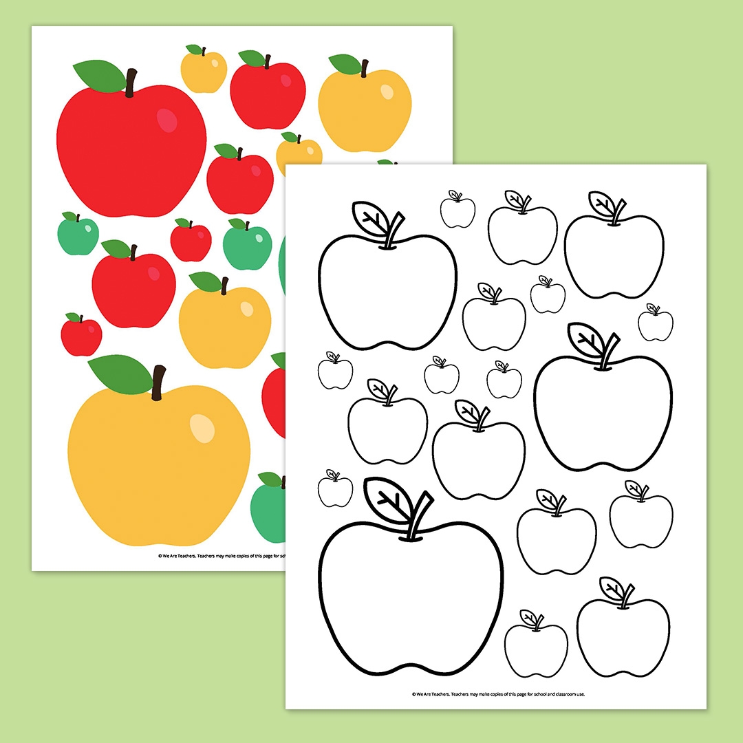 Apple Template Printable Free
