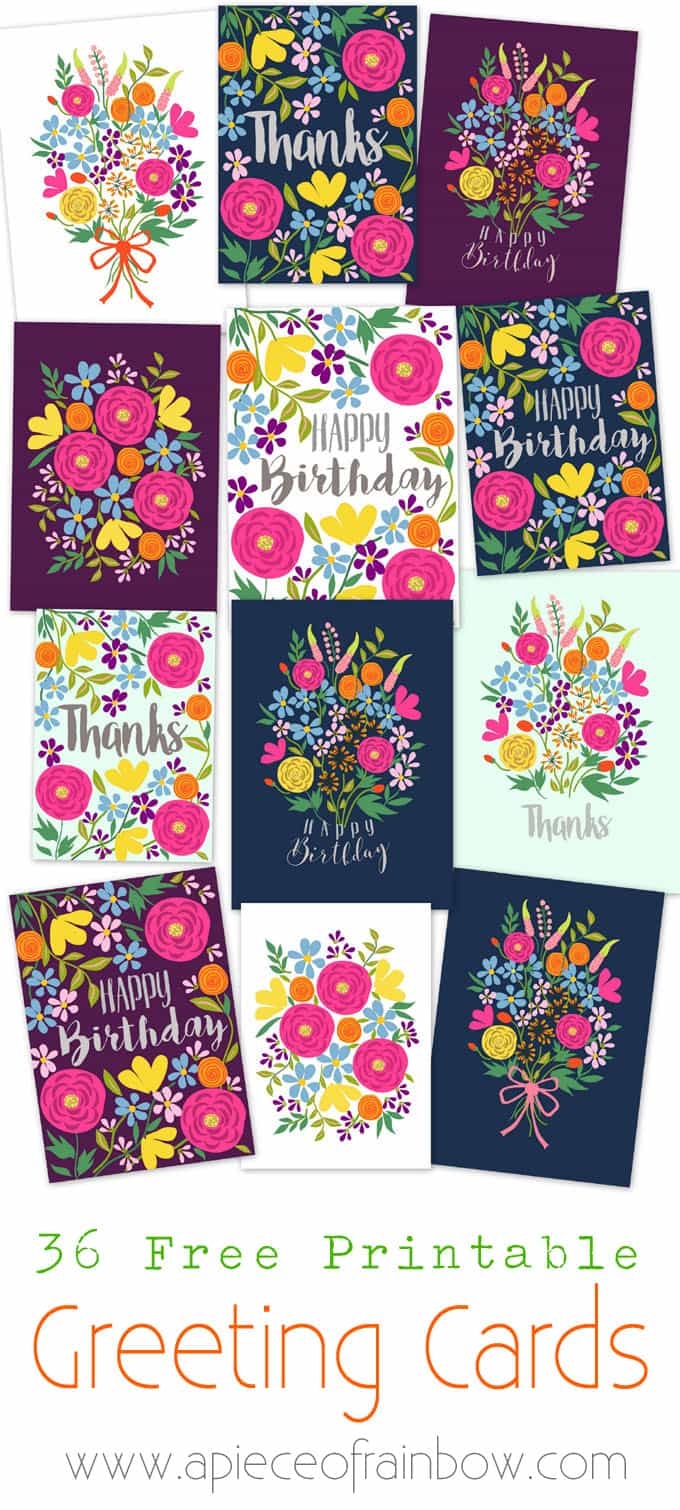 Free Printable Greeting Card Templates