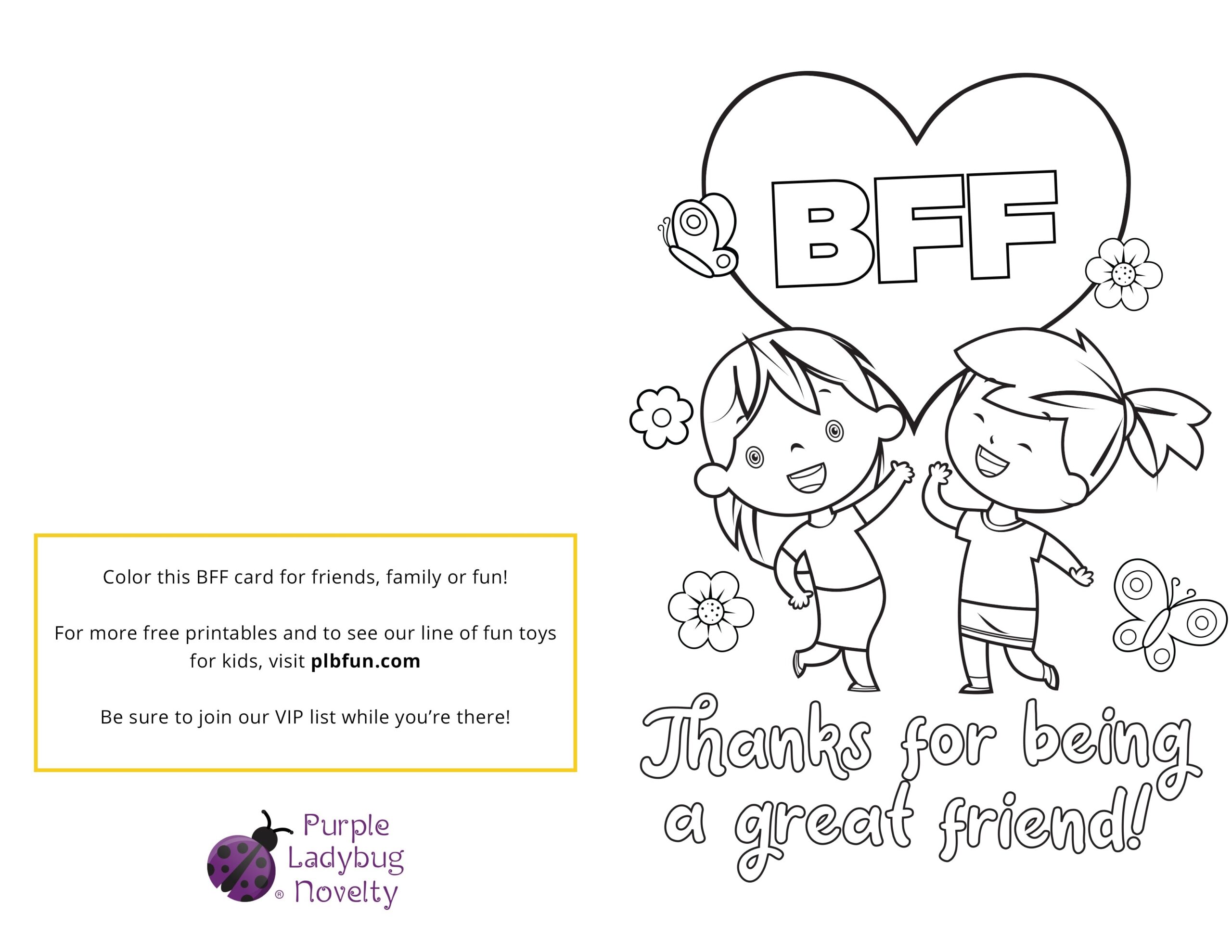 Free Printable Friendship Card For Kids Walking By The Way 