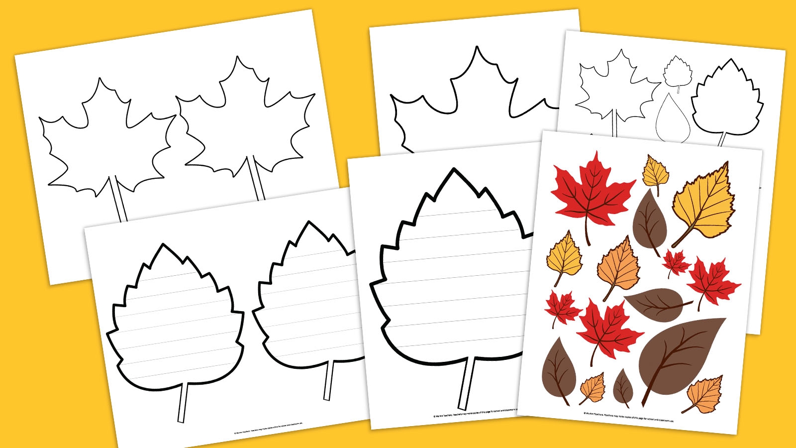 Free Printable Leaf Template