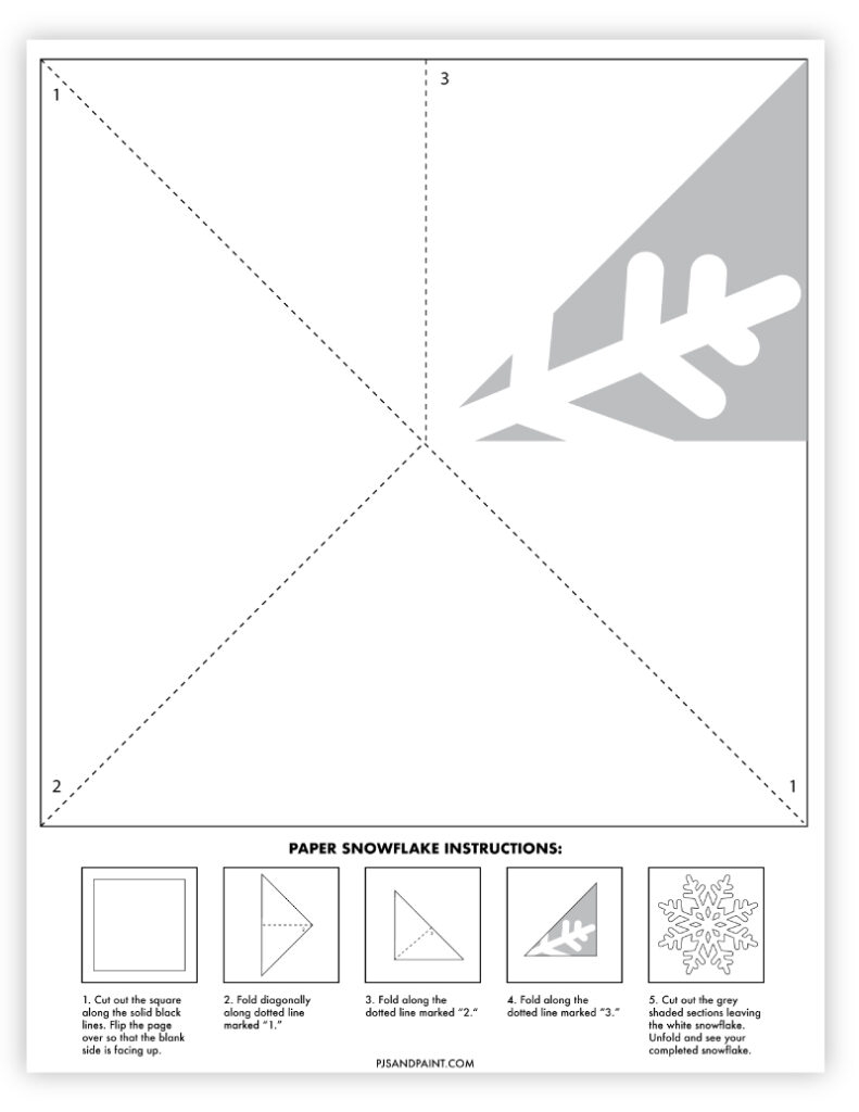 Paper Snowflake Printable Templates