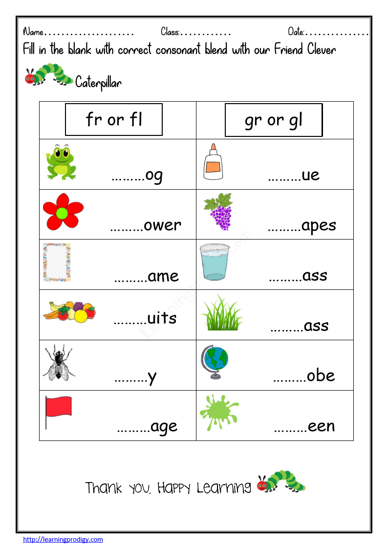 Free Printable Worksheets For Grade 1