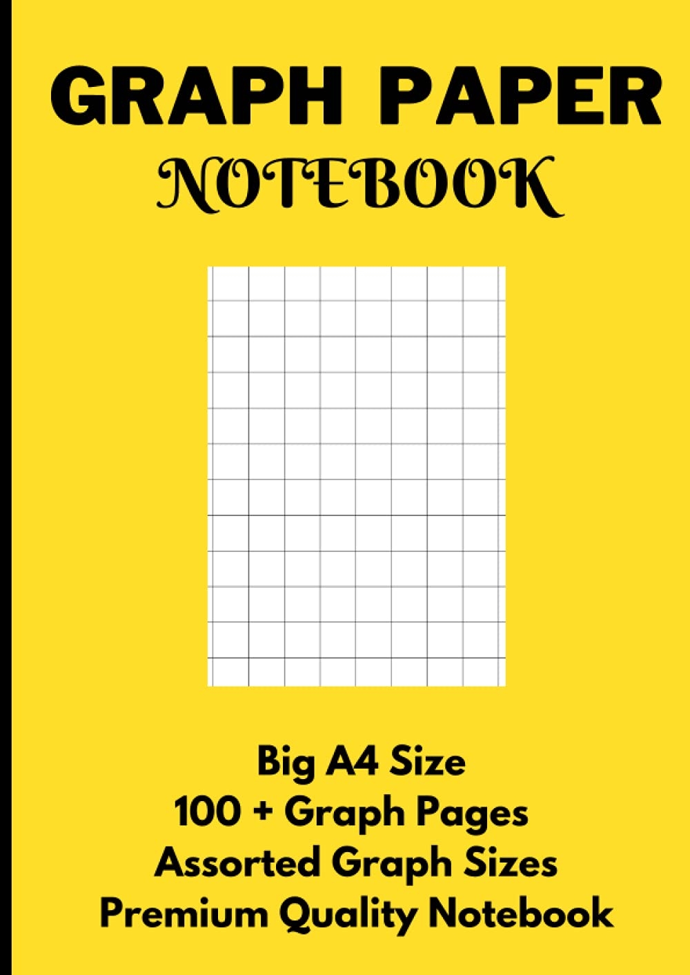 Graph Paper Notebook A4 Size Assorted Size 5 Mm 10 Mm 1 CM 0 25 Inch 0 5 Inch And 1 Inch Squared Quad Ruled Graph Paper Composition Book With 