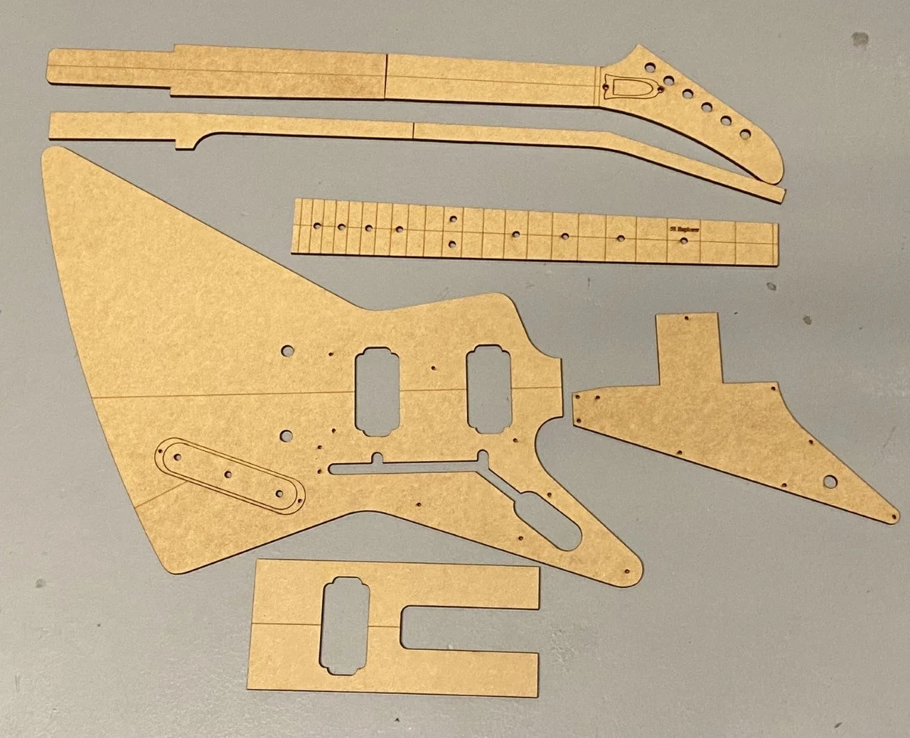 Full Size Printable Guitar Templates