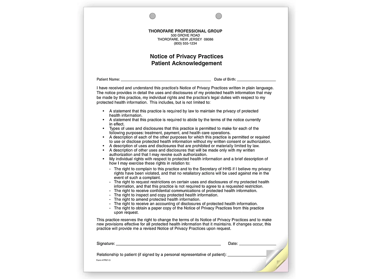 Hipaa HIPAA Notice Of Privacy Practices Notice Of Privacy 
