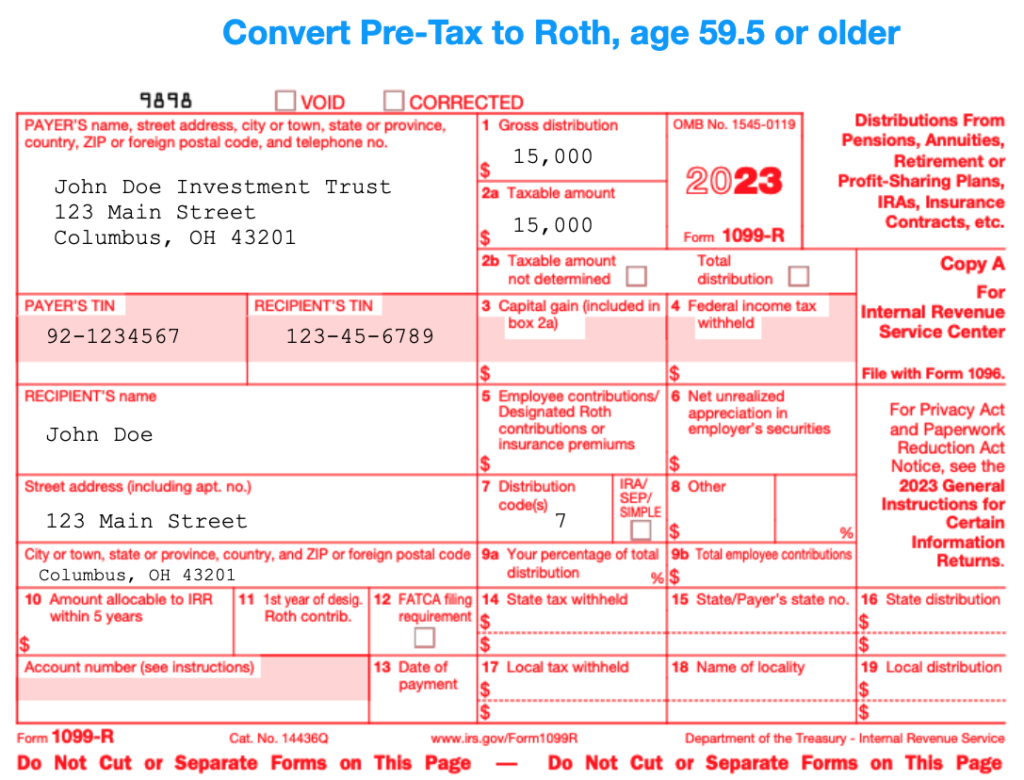 Irs Form 1099-R Instructions For Box 7 Codes