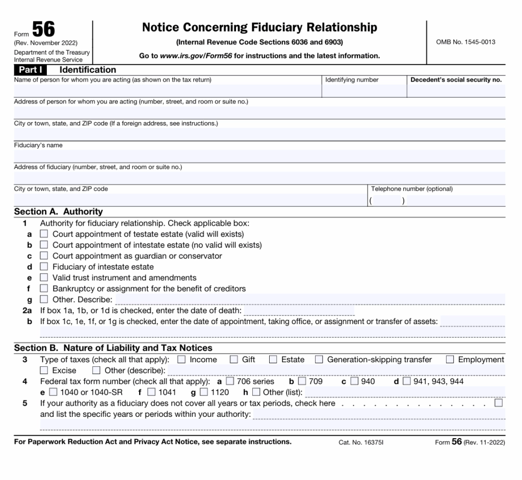 How To Fill Out Form 56 Step by Step Instructions 2025